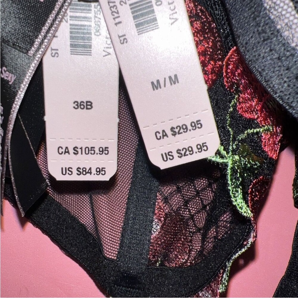 Nwot Cherry Lingerie Set - image 6